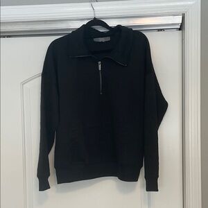 NWOT! Berkley Jensen Womens Black Half-Zip Sweater